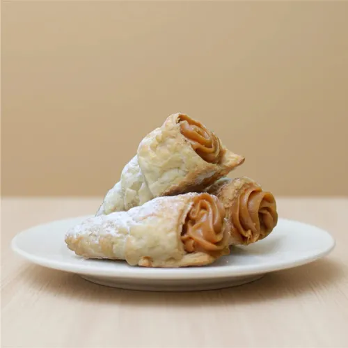 Caracoles rellenos de Dulce de Leche